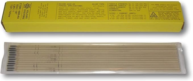 1 LB 1/8" 4400-AS All-Steel Electrodes