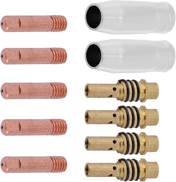 11pcs Nozzles Tips Holders MIG