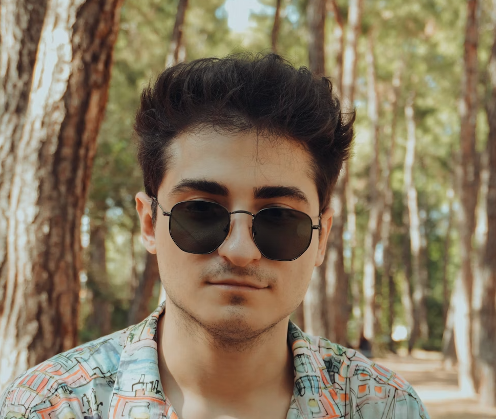 guy in black sunglasses